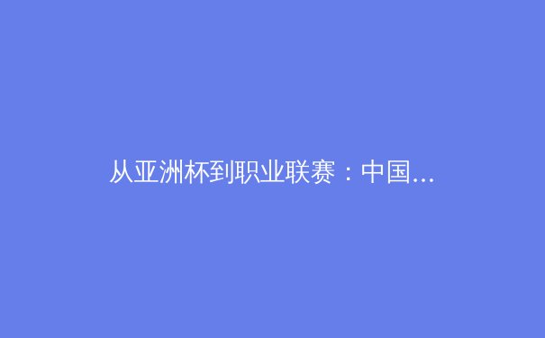 从亚洲杯到职业联赛：中国足球的体系化变革与未来挑战 - 4