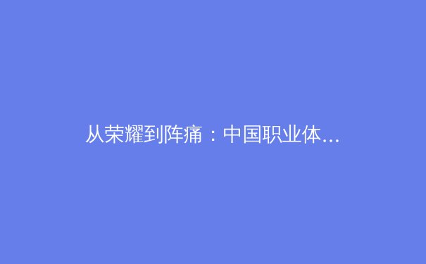 从荣耀到阵痛：中国职业体育商业化的十字路口 - 4